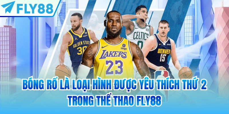 Bóng rổ là loại hình được yêu thích thứ 2 trong thể thao FLY88