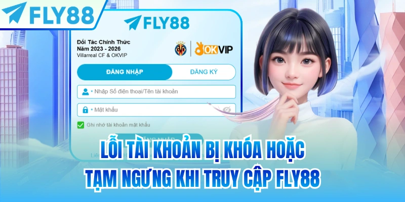 Lỗi tài khoản bị khóa hoặc tạm ngưng khi truy cập FLY88